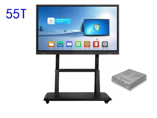Умный экран дисплея LCD доски ТВ касания с ПК Windows и система 55T андроида медленно двигают фабрика Шэньчжэня