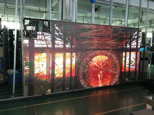 Стена Плашк-случая квасцов устанавливая фабрику Шэньчжэня потребления низкой мощности сверхмощного экрана СИД 8 KG крытого видео- прочную